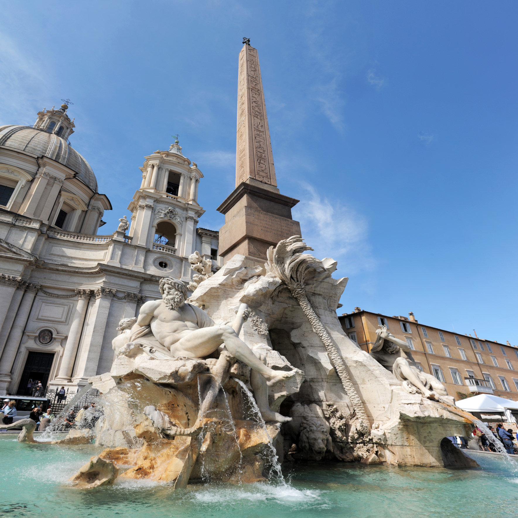 Bernini - Fountain of Four Rivers - 4 Mevsim Çeşmesi